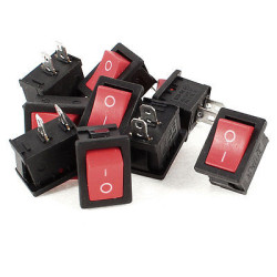 2 Pin SPST Rocker Switch AC 6A/250V AC 10A/125V