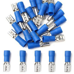 100 pcs female electrical terminals