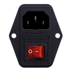  Switch Male Power Socket ON/OFF