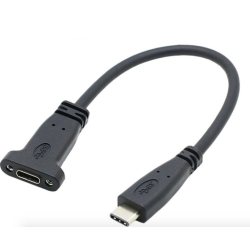 Extension cable male to female Type C