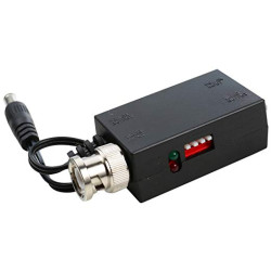 DC12V 1CH Active UTP Video Transmitter Balun BNC 