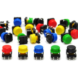 12x12x7.3 mm Push Button Momentary with Cap