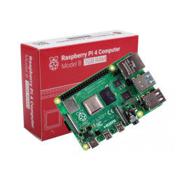 UK-Raspberry Pi 4 Model B, BCM2711 SoC, 1GB DDR4 RAM, USB 3.0, PoE Enabled 