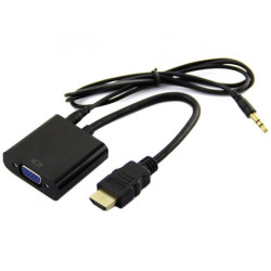 HDMI to VGA with audio cable