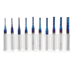 10pcs 0.8-3.175mm Carbide Engraving Milling Cutter