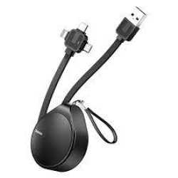 Baseus Waterdrop 3-in-1 Charging Cable Micro USB / 8 Pin / Type-C 1.5M - Black
