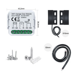 GIRIER-Tuya Smart WiFi Garage Door Opener