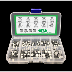 10values 145pcs SMD Electrolytic capacitor assorted kit 10V~50V 0.47uF~470uF