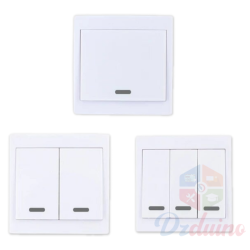 86 RF Wireless Wall Sticky Switch Remote Controller 