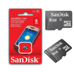  microSDHC Memory Card 8GB Classe 10 