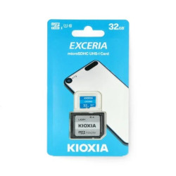 Kioxia Exceria microSD 32GB 100MB / s M203 UHS-I U1 class 10 memory card with adapter 