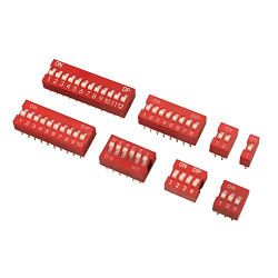 2.54mm  Red DIP Switch DS-01