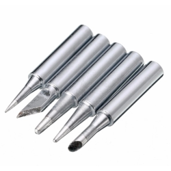 5pcs Metal 900M-T Soldering Iron Tips Set 42mm