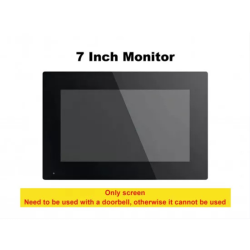 7 Inch White Monitor with Touch Screen For Tuya Smart Hybrid Video Door Phone