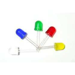 10mm LED  F10 Red, Green, Yellow, Blue, White