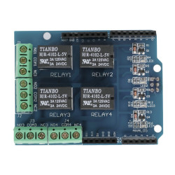 4 Channel 5V Relay Shield